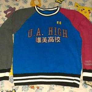 My Hero Academia Shoto Todorki UA High School Sweatshirt Sweater Anime Manga